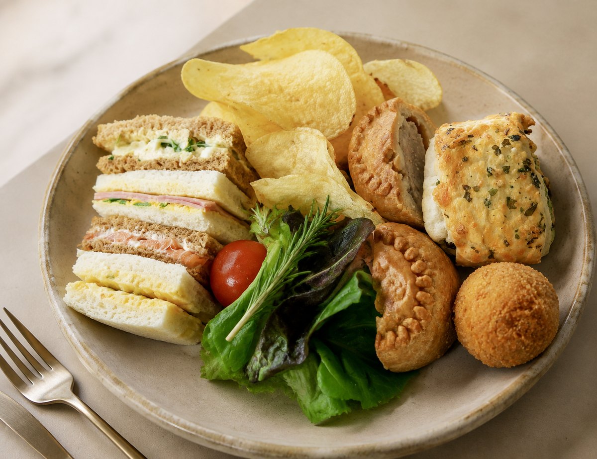 The Hideout Afternoon tea savouries